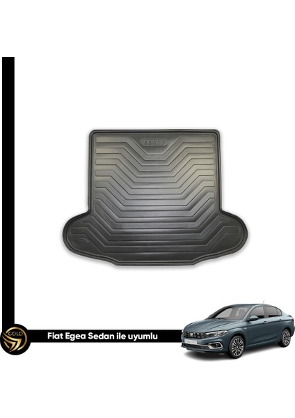 Fiat Egea Sedan 2015 ve Sonrası Flom Araca Birebir Uyumlu Bagaj Havuzu