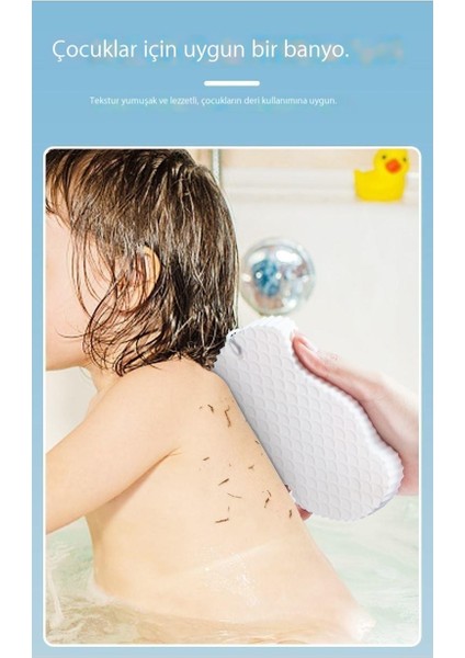 Cilde Zarar Vermeyen ve Bebeğinizin Ağrısız Banyo Yapmasını Sağlayan Balık Pulu Desenli Üç Boyutlu Banyo Süngeri Sünger (Yurt Dışından) fırsatları
