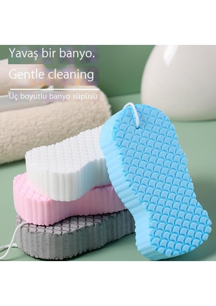 Sünger Karikatür Kabartmalı Yumuşak Banyo Süngeri Ev Toz Ovma Banyo Artefaktı (Yurt Dışından) indirimleri