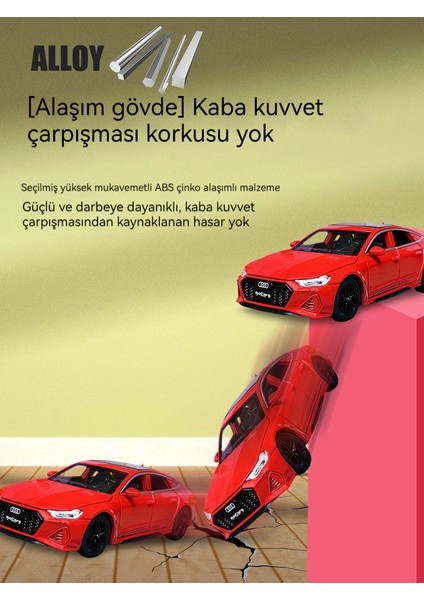 Alaşım Spor Araba Modeli Simüle Çinko Alüminyum Alaşımlı Çocuk Metal Geri Çekilebilir Araba (Yurt Dışından)