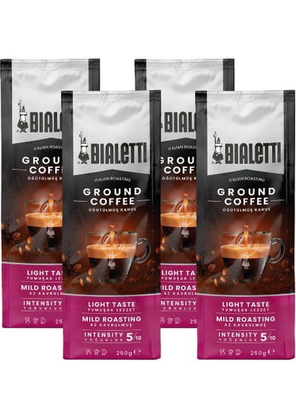 4 Adet Delicato 250 gr Öğütülmüş Kahve
