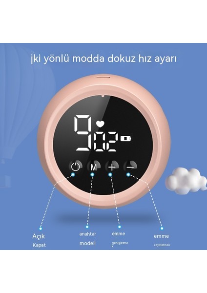 Otomatik Göğüs Pompalama ve Masaj Için Akıllı Elektrikli Yüksek Emişli Göğüs Pompası, Doğum Sonrası Emzirme Güçlendirici (Yurt Dışından)