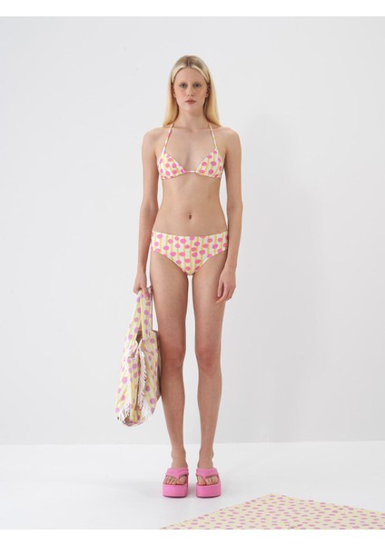 Slim Fit Desenli Bikini Altı