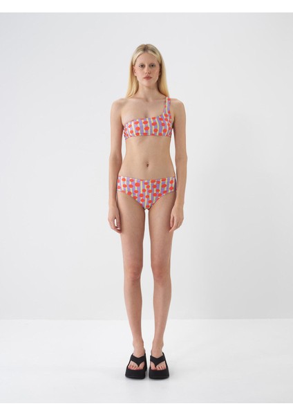Slim Fit Desenli Bikini Altı