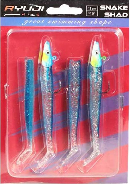 Snake Shad 12CM 16GR Silikon Yem