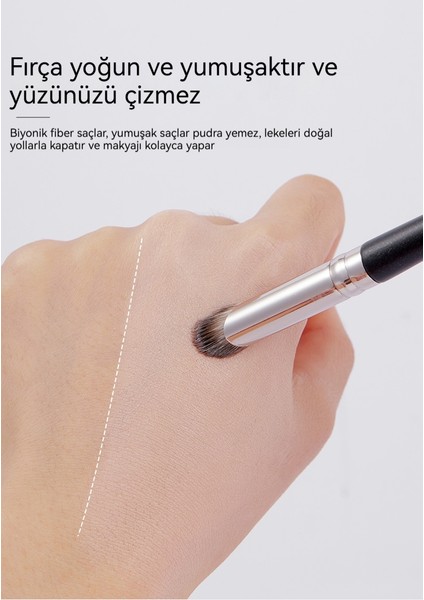 Akne Izlerini ve Lekeleri Kapatmak Için Parmak Ucuyla Kapatıcı Fırça Yumuşak Kıllı Kapatıcı Makyaj Fırçası (Yurt Dışından)