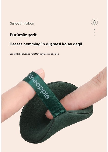 Hava Yastığı Puf Lateks Olmayan Islak ve Kuru Yuvarlak Sünger Puf Makyaj Aracı (Yurt Dışından)