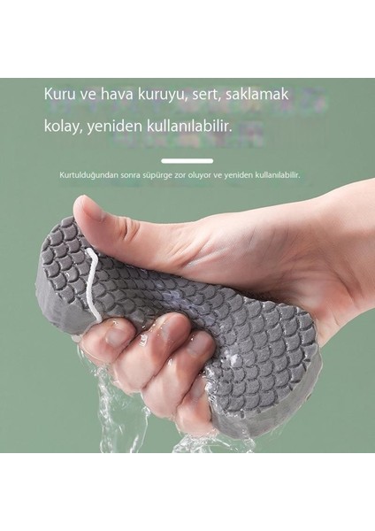 Sünger Banyo Süngeri Balık Pulu Desenli Bebek Banyo Yaparken Cilde Zarar Vermeyen Üç Boyutlu Banyo Süngeri Ağrısız Tozlu Banyo Süngeri (Yurt Dışından) modelleri
