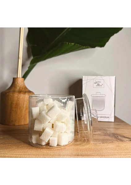 Kapaklı Cam Şekerlik 4 Adet 20.0034 indirimleri