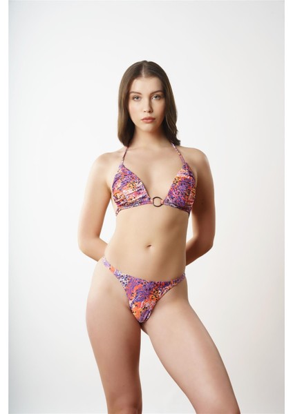 B1843 Kaplı Üçgen Bikini Tk