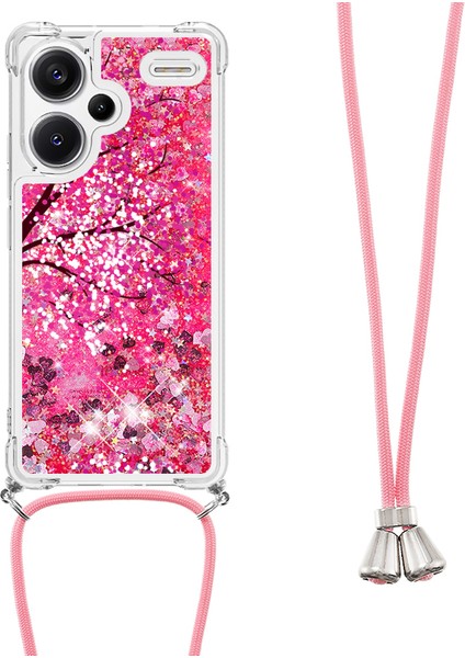 Xiaomi Redmi Note 13 Pro+ 5g Kılıfı Için Kordon-Kiraz Çiçeği ile Şık Desenli Payetler Tpu Kapak (Yurt Dışından) fiyatları