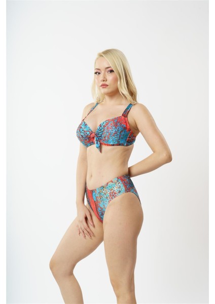 B1809 Taşlı Kaplı Bikini Tk