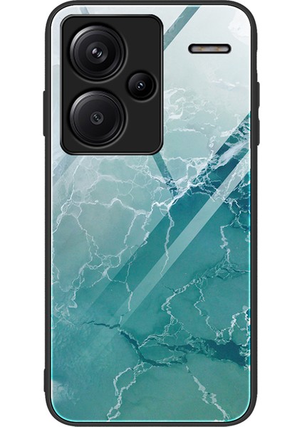 Xiaomi Redmi Note 13 Pro+ 5g Cep Telefonu Kılıfları Mermer Desenli Temperli Cam KAPAK-DL04 Için (Yurt Dışından)
