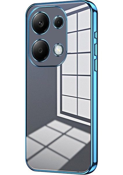 Xiaomi Redmi Note 13 Pro 4g Galvanik Tpu Kapak Cep Telefonu Kılıfı-Mavi Için (Yurt Dışından)