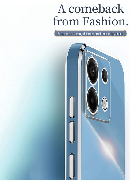 Xiaomi Redmi Note 13 Pro 5g Arka Kasa Galvanik Tpu Çizilmez Telefon Kapağı-Mor Için (Yurt Dışından) fiyatları