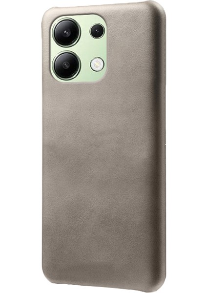 Xiaomi Redmi Note 13 4g Telefon Kılıfı Buzağı Dokulu Yastık Koruyucu Kapak-Gri (Yurt Dışından)