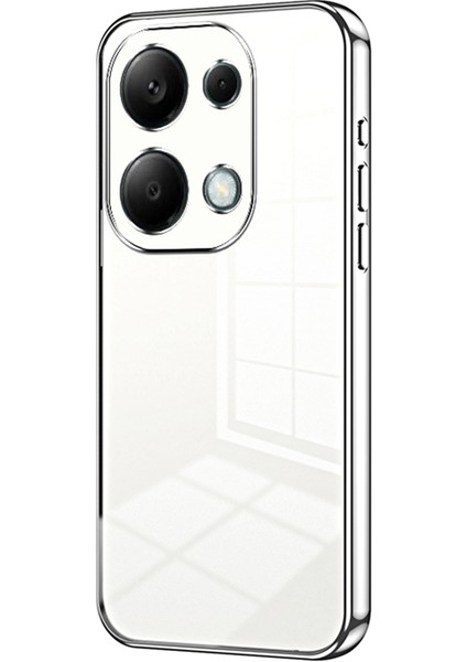 Xiaomi Redmi Note 13 Pro 4g Galvanik Tpu Kapak Cep Telefonu Kılıfı-Gümüş Için (Yurt Dışından)
