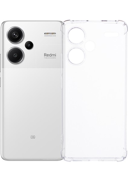 Xiaomi Redmi Note 13 Pro + 5g Kılıf Dört Köşe Anti-Damla Şeffaf Tpu Telefon Kapağı Için (Yurt Dışından)