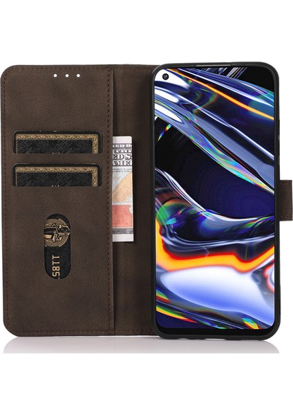 Xiaomi Redmi K70E 5g Kılıf Kart Tutuculu Cüzdan Telefon Kapağı-Kahverengi (Yurt Dışından) modelleri