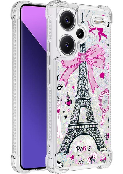 Xiaomi Redmi Note 13 Pro+ 5g Quicksand Kılıfı Şık Desenli Tpu Telefon Kapağı-Ayna/kule Için (Yurt Dışından)