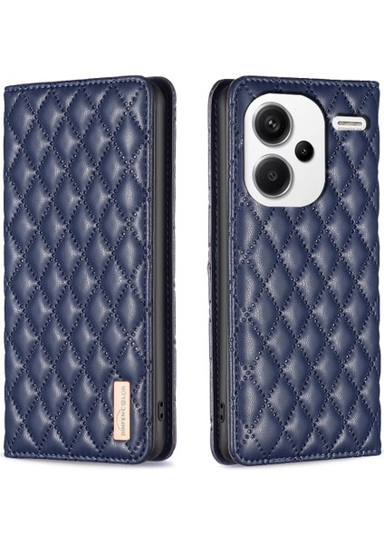 Xiaomi Redmi Note 13 Pro+ 5g Kılıf Kart Yuvaları Manyetik Kapatma Telefon Kapağı-Mavi Için (Yurt Dışından)