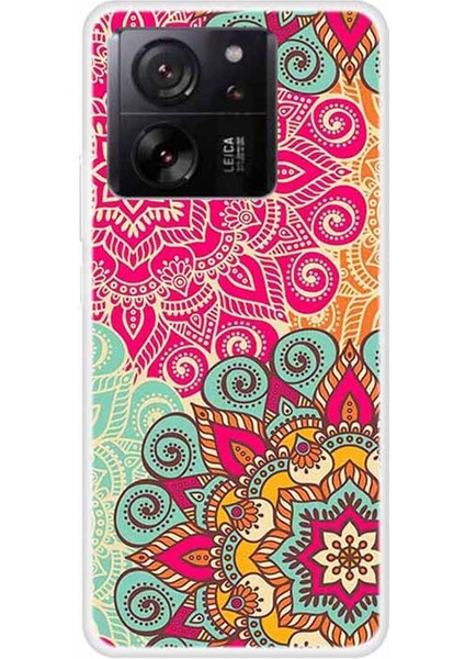 Xiaomi Için Redmi K60 ULTRA/13T/13T Pro Tpu Kasası Baskı Telefon Geri Kapak Çiçeği Deseni (Yurt Dışından)