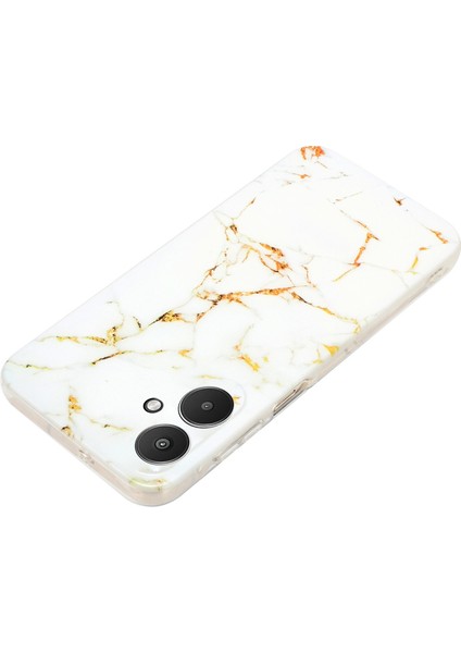 Xiaomi Redmi 13C 4g Kılıf Yumuşak Tpu Koruyucu Telefon Kapağı Mermer Desen Baskı-Beyaz (Yurt Dışından) modelleri