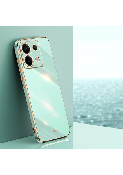 Xiaomi Redmi Note 13 Pro 5g Arka Kılıf Galvanik Tpu Çizilmez Telefon Kapağı-Mavi Için (Yurt Dışından) fiyatları