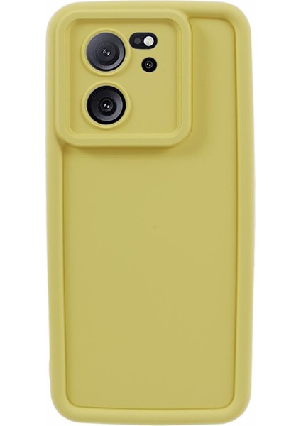 Xiaomi 13T/13T Pro/redmi K60 Ultra Cep Telefonu Kasası Kakapak (Hassas Lens Kesimi) -Yellow (Yurt Dışından)
