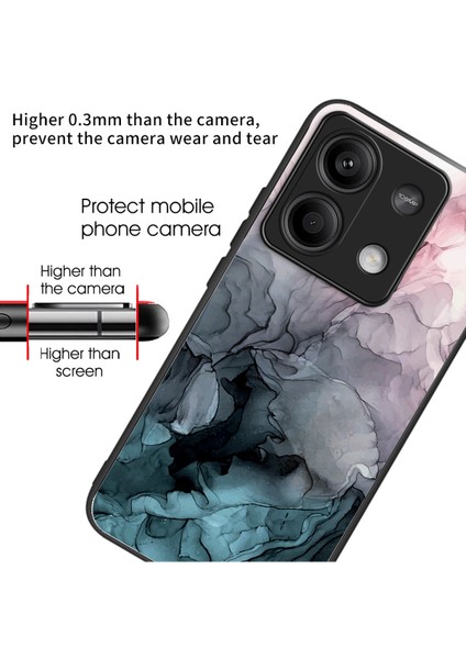 Xiaomi Redmi Note 13 5g Temperli Cam Kasa Mermer Desen Tasarım Telefon Kapağı Stili J Için (Yurt Dışından) fiyatları