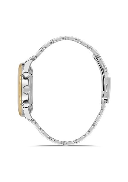 Erkek Yeni Sezon Gümüş-Sarı Içi Yeşil Fonksiyonları Aktif Kol Saati + Bileklik Hediyeli fiyatları