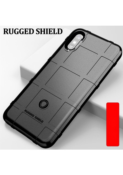 Engebeli Izgara Dokusu, Xiaomi Redmi Için 9A-BLACK Için Shock Anti-Shock Tpu Telefon Kılıfı (Yurt Dışından) fiyatları