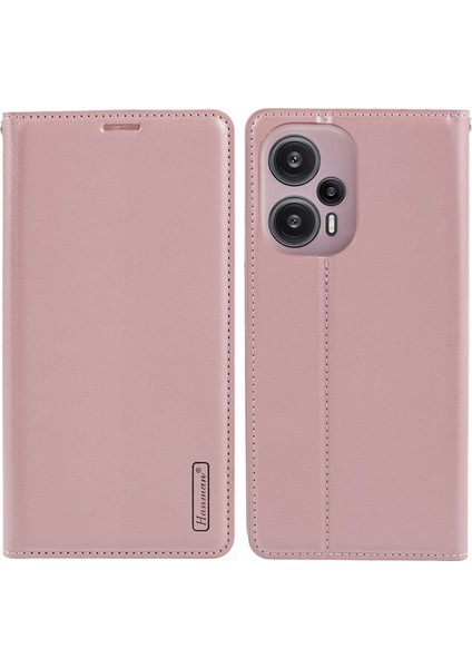 Xiaomi Için Redmi Note 12 Turbo/poco F5 5g Kasa Deri Cüzdanlı Telefon Kapak Çizgi Altın (Yurt Dışından)