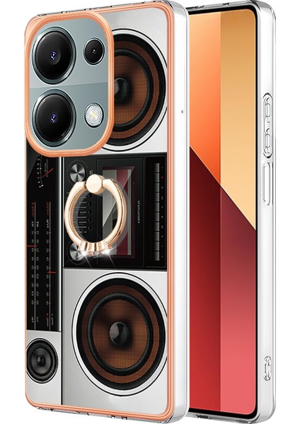 Xiaomi Redmi Note 13 Pro 4g Tpu Kılıf Halka Kickstand 2.0mm Arka Kapak-Radyo Için (Yurt Dışından)