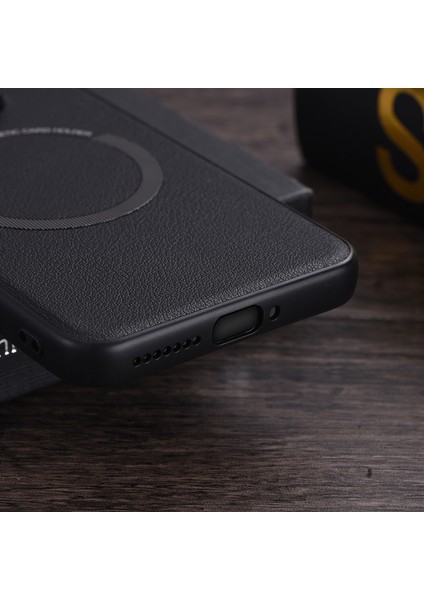 Xiaomi Için Magsafe Pu Deri+Tpu Cep Telefonu Kapak-Beyaz (Yurt Dışından) fiyatları