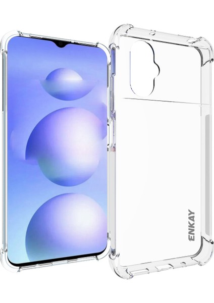 Xiaomi Poco M4 Için 5g Yumuşak Tpu Kristal Şeffaf Telefon Kılıfı Slip Anti-Slip Strip Kenar Damla Dayanıklı Koruyucu Kapak (Yurt Dışından)