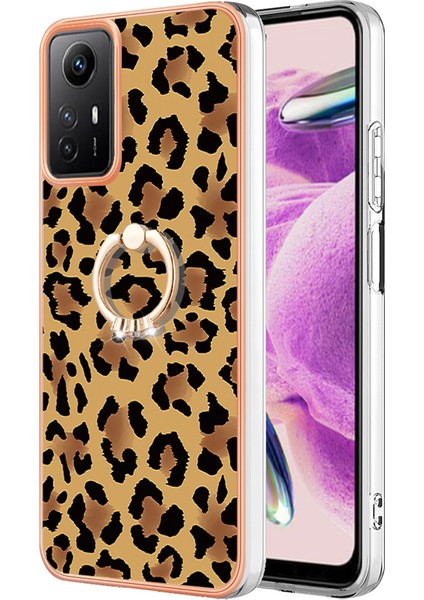 Xiaomi Için Redmi Note 12S 4g Kickstand Tpu Kılıfı 2.0mm Imd Desen Elektro-Taşıma Telefon Kapak-Yeniden (Yurt Dışından)