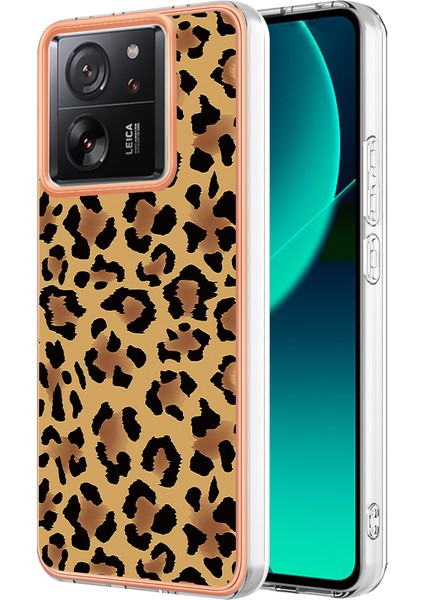 Xiaomi 13T/13T Pro/redmi K60 Ultra Case 2.0mm Imd Desen Telefon Tpu Kapak-Reopard Baskı (Yurt Dışından)