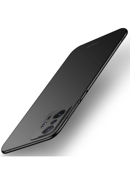 Shield Slim Sert Pc Mat Finish Fingerprint Anti-Fingerprint Şok Geçirmez Koruyucu Kasa Xiaomi 11T/11T Pro-Black (Yurt Dışından)