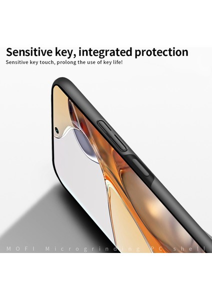 Shield Slim Sert Pc Mat Finish Fingerprint Anti-Fingerprint Şok Geçirmez Koruyucu Kasa Xiaomi 11T/11T Pro-Black (Yurt Dışından)