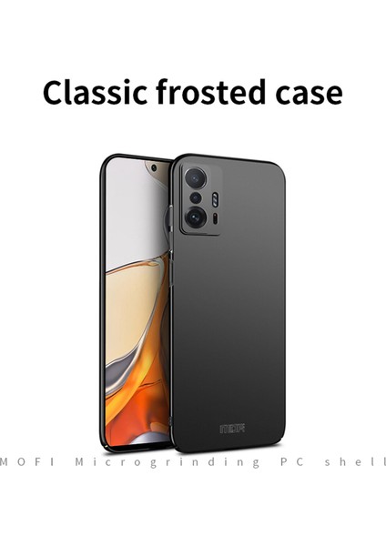 Shield Slim Sert Pc Mat Finish Fingerprint Anti-Fingerprint Şok Geçirmez Koruyucu Kasa Xiaomi 11T/11T Pro-Mavi Için (Yurt Dışından) fiyatları