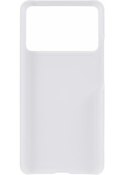 Xiaomi Redmi K70 Pro 5G/K70 5g Sert Pc Telefon Kılıfı Sert Kauçuklu Telefon Kapak-Beyaz (Yurt Dışından)