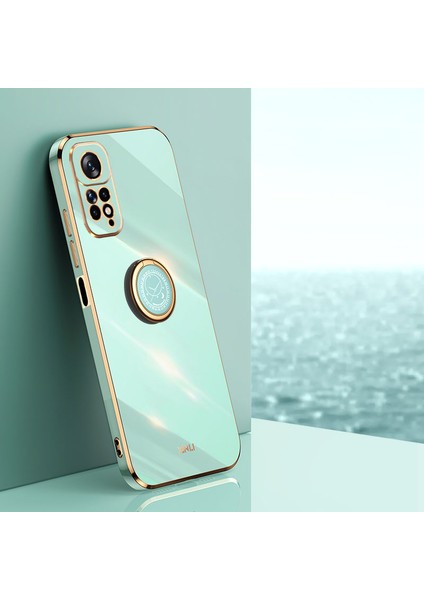 Xiaomi Redmi Için Xinli Elektraptaşlama Telefon Kılıfı Not 11 4g (Qualcomm)/not 11S 4g, Kickstand-Can ile Esnek Tpu Kapağı (Yurt Dışından) fiyatları
