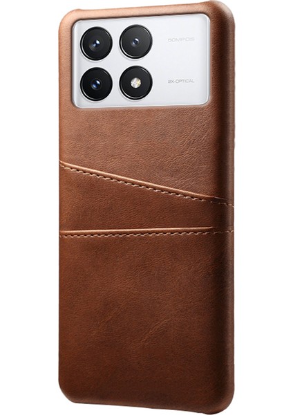 Xiaomi Için Redmi K70E 5g Cep Telefonu Kılıfı Pu+Sert Pc Çift Kart Yuvaları Geri Kapak Kılıfı (Yurt Dışından) fiyatları