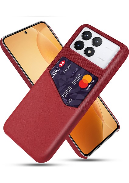 Xiaomi Için Redmi K70 5G/K70 Pro 5g Kasa Bezi Doku Telefon Kapağı Kart Yuvası-Red ile (Yurt Dışından)