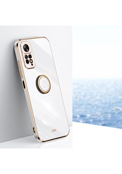 Xiaomi Redmi Için Xinli Elektrapan Telefon Kılıfı Not 11 4g (Qualcomm)/not 11S 4g, Kickstand-White ile Esnek Tpu Kapağı (Yurt Dışından) indirimleri