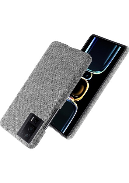 Xiaomi Için Poco F5 Pro 5g/redmi K60 Pro 5G/K60 5g Telefon Kılıfı Düz ​​renk Damla Damla Damlı Sert Pc+Bez Telefon Kapak Light Gri (Yurt Dışından) fiyatları