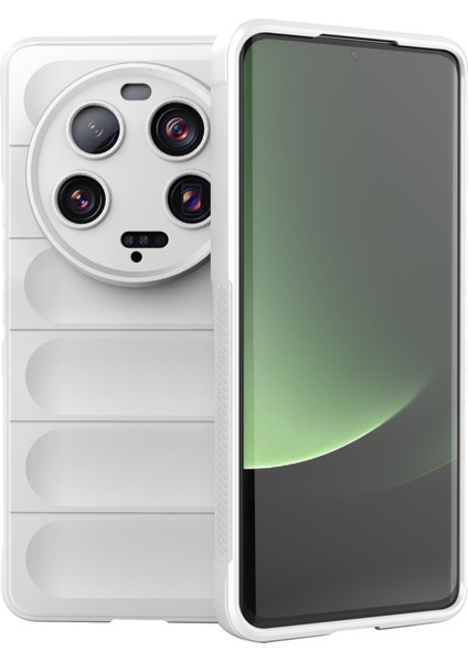 Xiaomi 13 Ultra Yumuşak Tpu Cep Telefonu Kılıf Damla Koruyucu Koruyucu Kapak-Beyaz (Yurt Dışından)