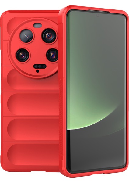 Xiaomi 13 Ultra Yumuşak Tpu Cep Telefonu Kılıf Damla Koruma Koruyucu Kapak Kırmızı (Yurt Dışından)