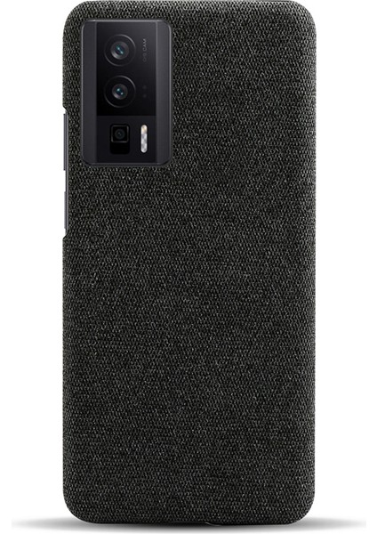 Xiaomi Poco F5 Pro 5g/redmi K60 Pro 5G/K60 5g Telefon Kılıfı Düz ​​renk Damla Damla Damlı Sert Pc+Bez Telefon Kapak Black (Yurt Dışından) modelleri